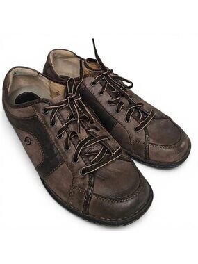 BORN Asmund Men's Brown Leather Lace Up Comfort Casual Shoes Size 10.5 M/W M6670
